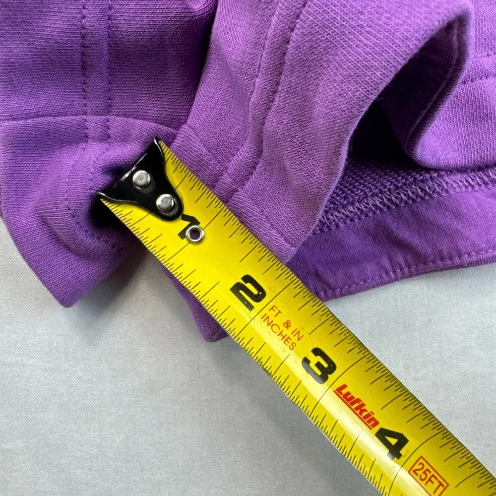 Nike Romper Sweatsuit Womens XS Purple Athletic Fit Sleeveless Elastic Waist